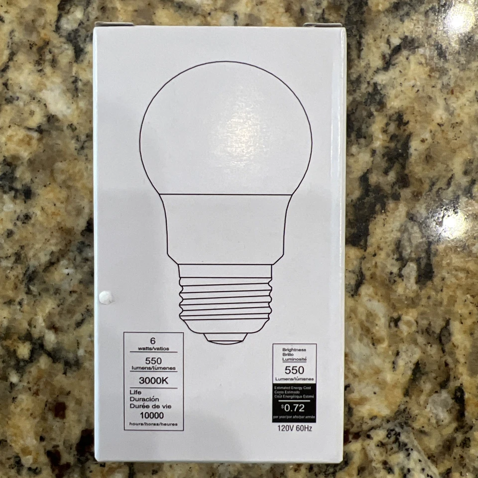 [24 Pack] LED A15 Listed 6W 120V 40W Equivalent Bulbs E26 3000K Soft White - Image 2 of 4