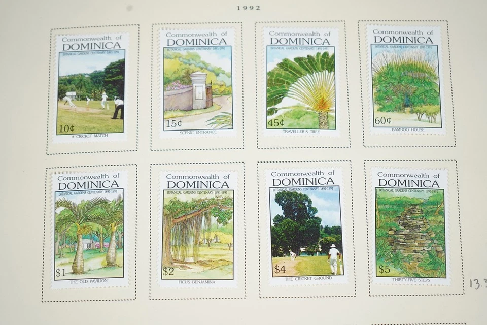 DOMINICA 1992-2003 COLLECTION OF 300+ STAMPS MINT IN SCOTT ALBUM - Image 2 of 4