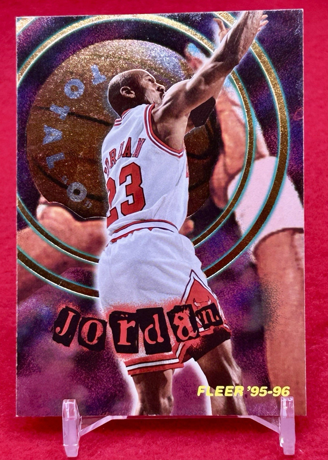 1995-96 Fleer Michael Jordan #2 of 10 Total O Insert Hot Packs SP Bulls🔥VVV