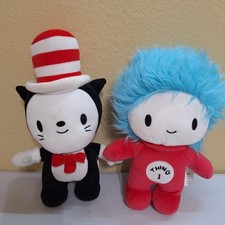 Dr Seuss Cat In The Hat Plush  Thing 1 Plush Universal Studios Lot