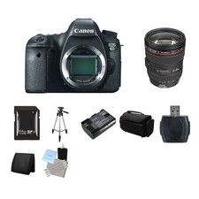 Canon EOS 6D SLR Camera w/24-105mm Lens 64GB Full Kit