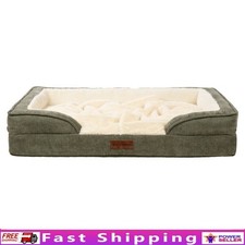 Orthopedic Nesting Pet Sofa Bed W/ Removable Cover Anti-Anxiety Foam Support New