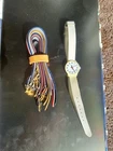 Vintage Timex Watch Women 10 Interchangeable  Bands Manual Wind "WORKS GREAT"