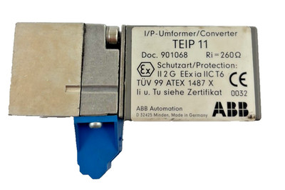 ABB TE1P11 I/P Converter 22/06, 260 Ohm, 40VDC Max, 4-20mA to 3-15 PSIN/A