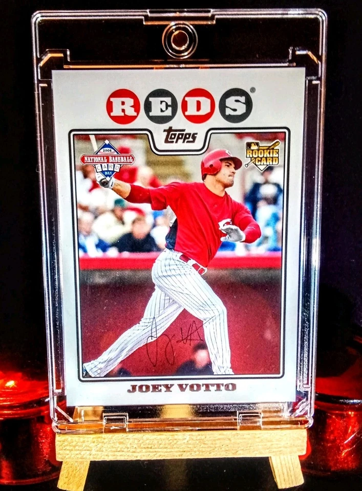 Joey Votto 2008 Topps #7 Reds Rookie National Baseball Card Day (NM-M) ✨✨✨✨✨✨✨✨✨ - Image 4 of 4