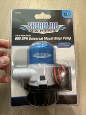 Shoreline Marine Universal Mount Bilge Pump 600 GPH 2271 LPH