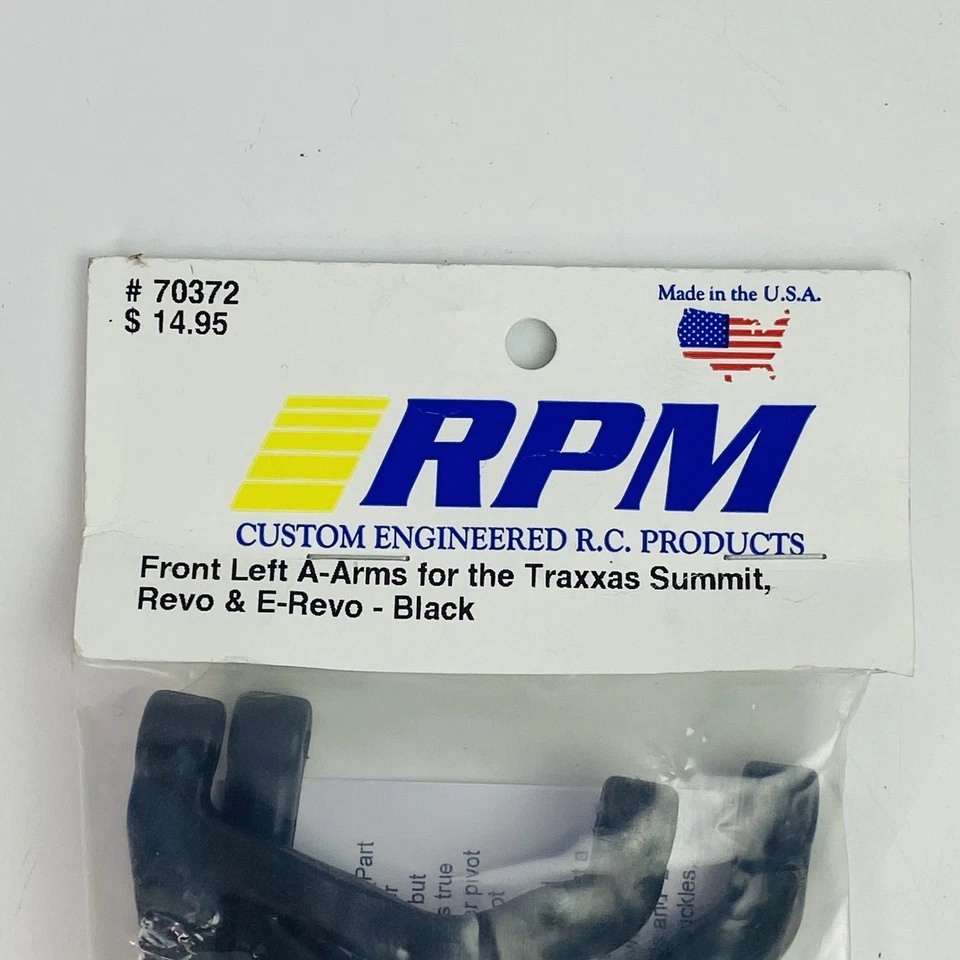 RPM 70372 Front Left A-Arms For Traxxas Summit/Revo & E-Revo-Black NEW - Image 2 of 4