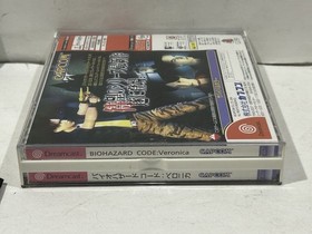 Biohazard Resident Evil CODE: Veronica Dreamcast Japan CIB Reg Card Postcard