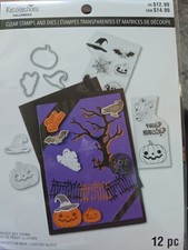 Recollections Halloween Pumpkins Clear Stamps And Dies 813904