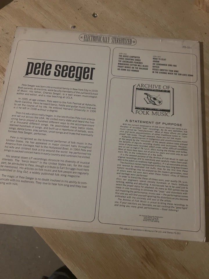 Pete Seeger Greatest Hits - Image 2 of 2