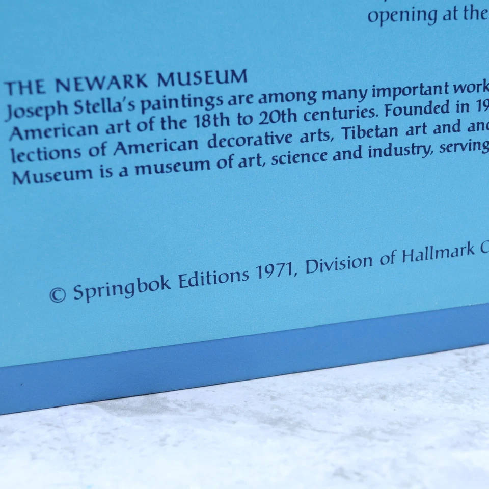 Springbok 1971 Joseph Stella головоломки мост небоскребы Ньюарк музейный набор - Изображение 3 из 4