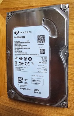 Seagate Desktop 500GB HDD 7200RPM Festplatte SATA 3,5'' PC HDD Speicher
