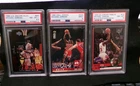 3 Awesome Michael Jordan Cards: PSA 9, 8.5, and 8.  1995, 1998, and 1999.