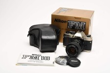 Nikon FM10 35mm SLR w/35-70mm f3.5-4.8 zoom lens, Case, Boxed