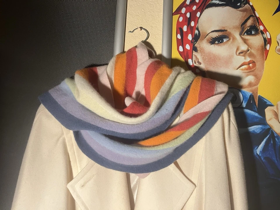 Bufanda Larga GAP Arco Iris Lana y Mohair Talla Única Foto 2 de 4