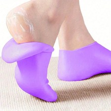 Silicone Moisturizing Foot Socks for Dry Cracked Heels Spa Pedicure Socks