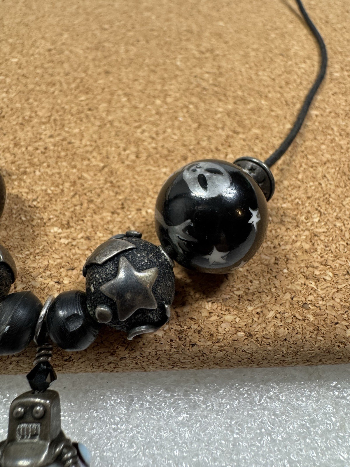 Rare Sterling Silver Robot Alien Space Stars UFO … - image 6