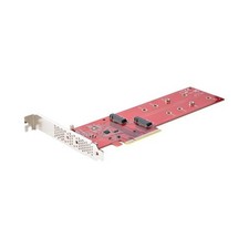Startech DUAL-M2-PCIE-CARD-B DUAL M.2 PCIE SSD ADAPTER CARD MKEY AHCI NVME M2 SS