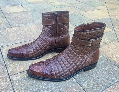 Belvedere ''Libero'' boots, Men's size 9, Genuine Alligator!