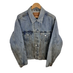 levi's ripped denim jacket