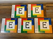 5 packs Designer Letters by Creative Teaching Press 147 letters per pack NEW