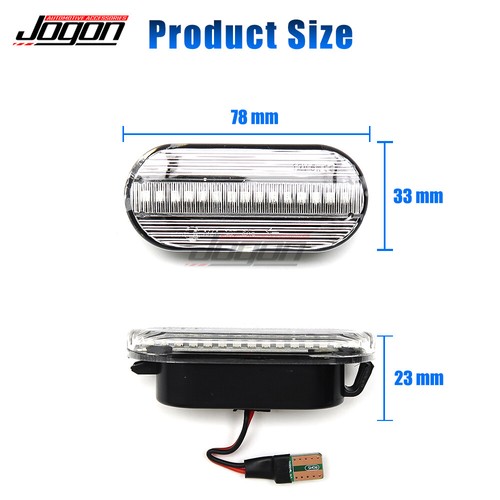 For VW Bora Golf 3 4 Passat 3BG Polo SB6 Side Marker Dynamic Turn Signal Light - Picture 6 of 8