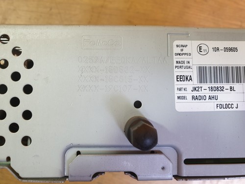Ford Transit Custom 2.0 Diesel 2018 Radio Stereo MultiMedia Unit JK2T-18D832-BL - Picture 12 of 16