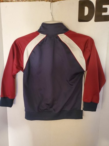 Nike Youth Kids Warm up Track Jacket Red & Blue White Zip Up Size M/6 Age 5-6 - Picture 2 of 3