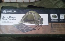 Megellan Outdoors Boys' Dome Tent Combo 5ft x 4ft x 36in
