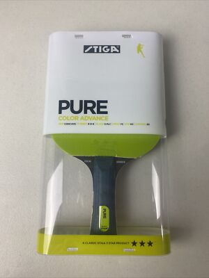 Stiga Pure Color Advance Premium Green Ping Pong Table Tennis Paddle