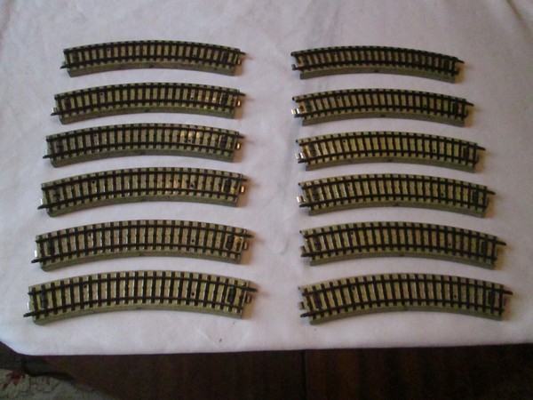 12 CURVAS DE ELECTROTREN REF 188 ESCALA HO