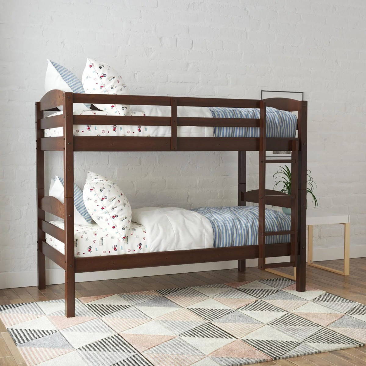 Better Homes And Gardens, Bunk Bed Wood, Twin-Over-Twin, Furniture, Brown