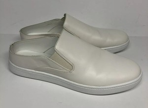 white leather slip on sneakers womens