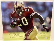 Garrison Hearst Signed San Francisco 49ers 11x14 Photo Beckett