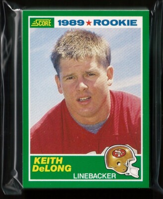 1989 Score RC #260 KEITH DeLONG ROOKIE CARD LOT OF (10)
