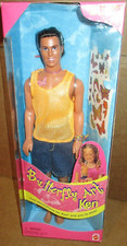 BARBIE... 1998 BUTTERFLY ART, KEN....NEW....NRFB