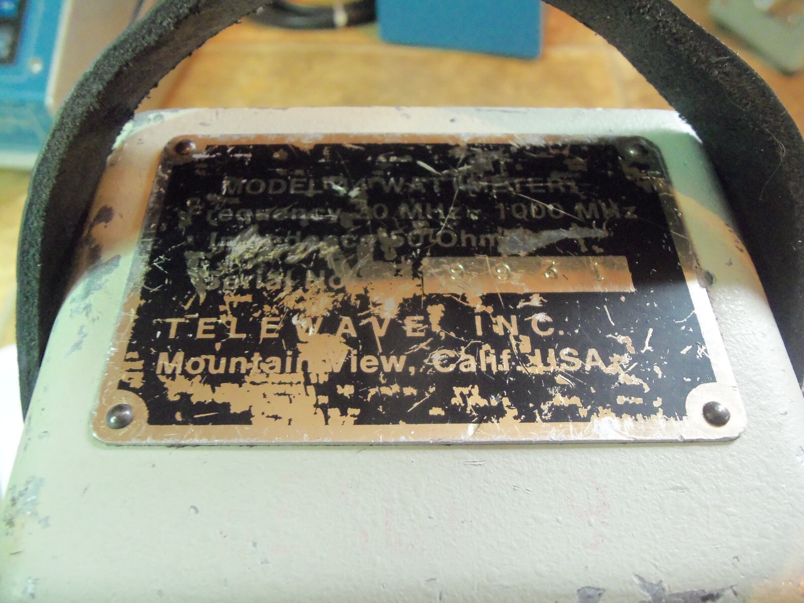 TELEWAVE 44A RF Thruline Wattmeter Watt Reading Meter / Nice