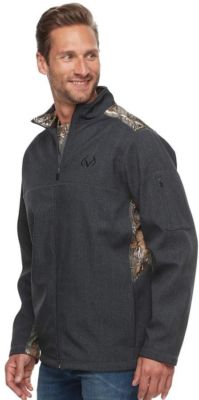 Realtree Men's Alpine Front Zip Jacket, Color: Charcoal  ()