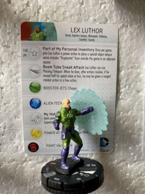 DC Heroclix 10th Anniversary Lex Luthor Rare 020