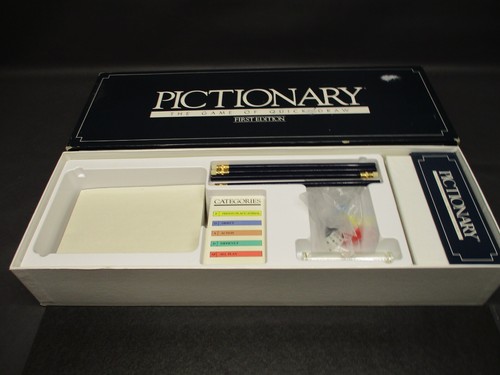 1985 Pictionary 1st Edition Charades Game Of Quick Draw Complete *READ* - Picture 3 of 8