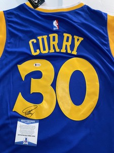 stephen curry jersey signed