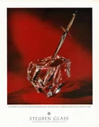 Steuben James Houston Excalibur Glass Crystal Original 1960s Vintage Print Ad