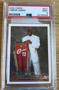2003 Topps Lebron James Rookie PSA 9 Mint Iconic RC #221 StockX Verified | eBay