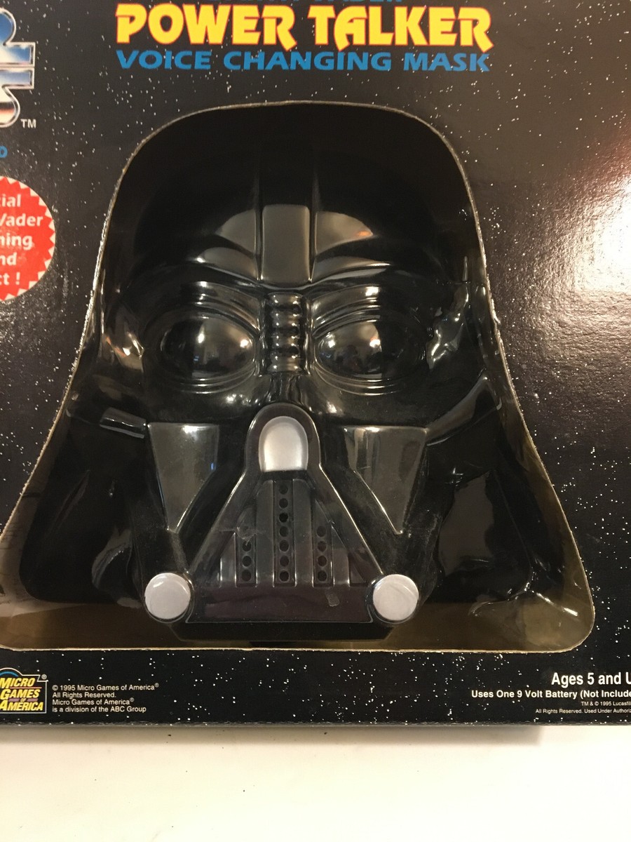 Star Wars Darth Vader Power Talker Voice Changing Mask, 1995, SW