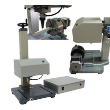 110V Pneumatic Dot Peen Marking Machine Metal Print with Rotation Axis Tool