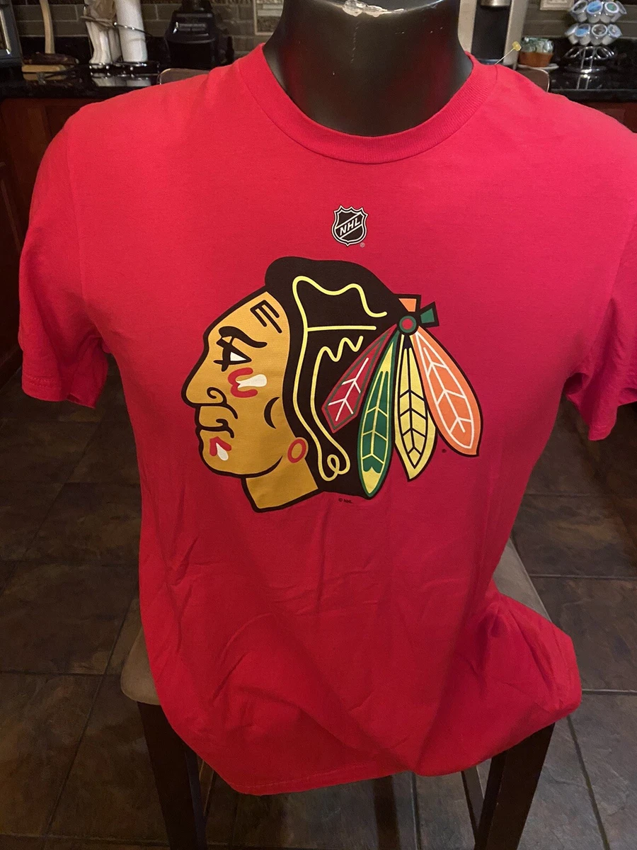 NEW! Reebok NHL Chicago Blackhawks Hockey T-Shirt - Adult Small