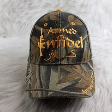 ARMED INFIDEL Camo Mens Hat Cap Adjustable