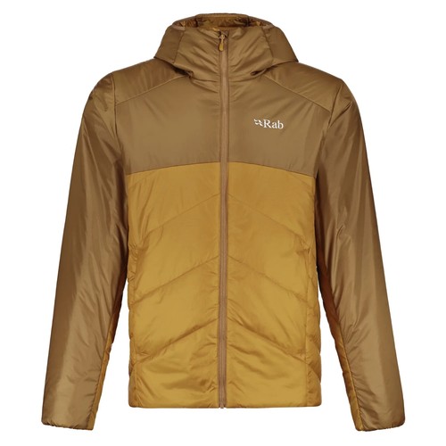 RAB Mens Xenon 2.0 Jacket; Caramel/Dark Butternut; US Size Medium; Excellent