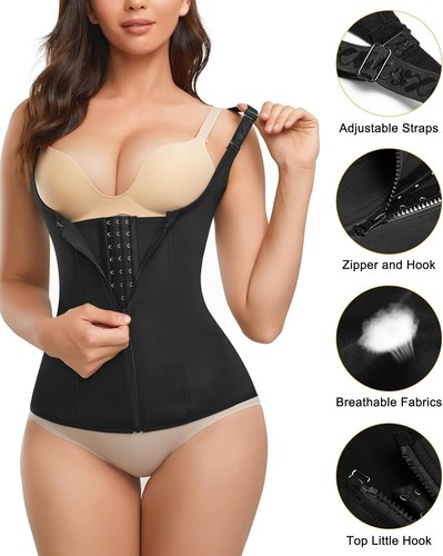 FAJA REDUCTORAS COLOMBIANAS CHALECO MODELADOR ROPA MOLDEADORA CINTURA CEÑIDORA FAJA ENTRENADORA - Imagen 6 de 16