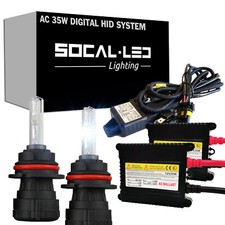 Socal-led Ac 35w 9007 Hb5 Bi-xenon Hid Kit Hl Headlight Conversion Bright 4-12k Socal-led Ac 35w 9007 Hb5 Bi-xenon Hid Kit Hl Headlight Conversion Bright 4-12k
